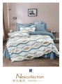 Pościel Bawełna Satynowa 200x220 + 2x70x80 NELA 12 Designerski Komplet