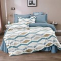 Pościel Bawełna Satynowa 200x220 + 2x70x80 NELA 12 Designerski Komplet