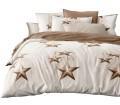 Pościel Bawełna Satynowa 200x220 + 2x70x80 NELA 21 Designerski Komplet