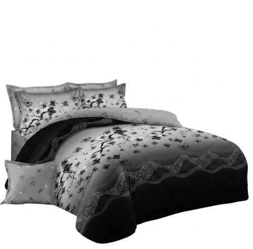 Pościel Bawełna Satynowa 200x220 + 2x70x80 NELA 24 Designerski Komplet