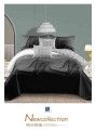 Pościel Bawełna Satynowa 200x220 + 2x70x80 NELA 61 Designerski Komplet
