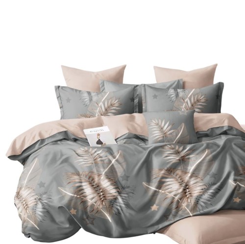 Pościel Bawełna Satynowa 200x220 + 2x70x80 NELA 62 Designerski Komplet