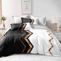 Pościel Bawełna Satynowa 200x220 + 2x70x80 NELA 67 Designerski Komplet