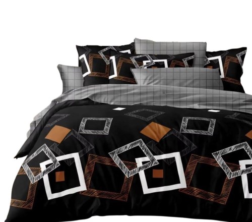 Pościel Bawełna Satynowa 200x220 + 2x70x80 NELA 82 Designerski Komplet