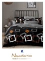 Pościel Bawełna Satynowa 200x220 + 2x70x80 NELA 82 Designerski Komplet