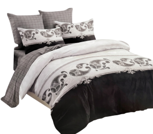 Pościel Bawełna Satynowa 200x220 + 2x70x80 NELA 80 Designerski Komplet