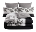 Pościel Bawełna Satynowa 200x220 + 2x70x80 NELA 80 Designerski Komplet