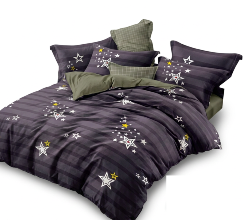 Pościel Bawełna Satynowa 200x220 + 2x70x80 NELA 79 Designerski Komplet