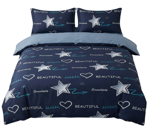 Pościel Bawełna Satynowa 200x220 + 2x70x80 NELA 78 Designerski Komplet