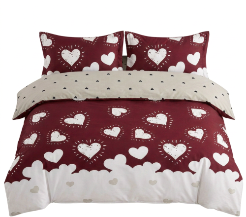 Pościel Bawełna Satynowa 200x220 + 2x70x80 NELA 73 Designerski Komplet