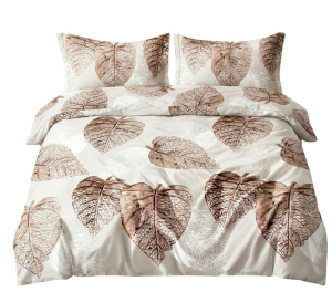 Pościel Bawełna Satynowa 200x220 + 2x70x80 NELA 72 Designerski Komplet