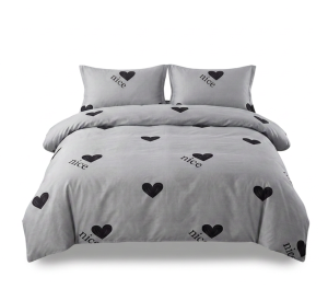 Pościel Bawełna Satynowa 200x220 + 2x70x80 NELA 66 Designerski Komplet