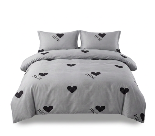 Pościel Bawełna Satynowa 200x220 + 2x70x80 NELA 66 Designerski Komplet