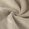 Ręcznik Kąpielowy 50x90 Eurofirany VENTO beżowy Bawełna Frotte 500g Gruby 
