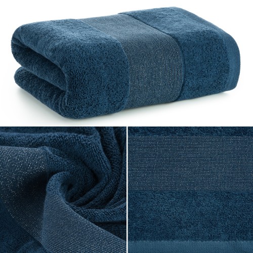 Ręcznik Kąpielowy 70x140 Eurofirany ZOJA c. turkus Bawełniany 500gsm Gruby