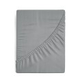 Prześcieradło Z Gumką JERSEY 220x200+25cm j. szare Grube Kolory Miękkie 