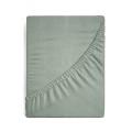 Prześcieradło Z Gumką JERSEY 100x200+25cm szałwia Grube Kolory Miękkie 