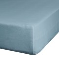Prześcieradło Z Gumką JERSEY 100x200+25cm niebieskie Grube Kolory Miękkie 