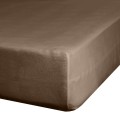 Prześcieradło Z Gumką JERSEY 220x200+25cm brązowe Grube Kolory Miękkie 