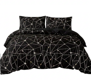 Pościel Bawełna Satynowa 200x220 + 2x70x80 NELA 28 Designerski Komplet