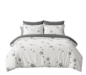 Pościel Bawełna Satynowa 200x220 + 2x70x80 NELA 30 Designerski Komplet