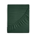 Prześcieradło Z Gumką JERSEY 160x200+25cm zielone Grube Kolory Miękkie