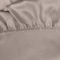 Prześcieradło Z Gumką JERSEY 160x200+25cm c. beżowe Grube Kolory Miękkie
