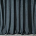 Zasłona Na Taśmie Welwet 140x270 NADINE morski Eurofirany Żabki Tunel