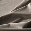 Zasłona Na Taśmie Welwet 140x270 NADINE taupe Eurofirany Żabki Tunel