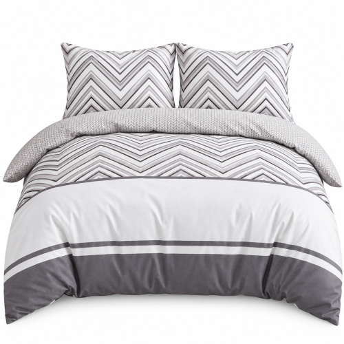 Pościel Bawełna Satynowa 200x220 + 2x70x80 NELA 99 Designerski Komplet