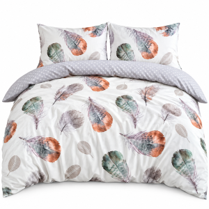 Pościel Bawełna Satynowa 200x220 + 2x70x80 NELA 98 Designerski Komplet