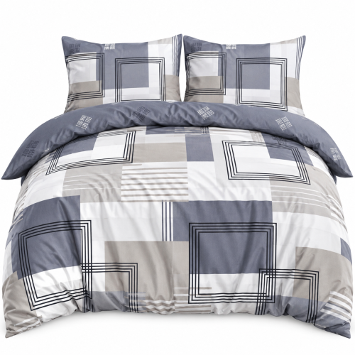 Pościel Bawełna Satynowa 200x220 + 2x70x80 NELA 97 Designerski Komplet