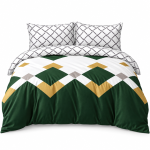 Pościel Bawełna Satynowa 200x220 + 2x70x80 NELA 96 Designerski Komplet
