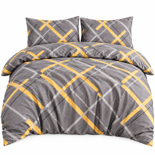 Pościel Bawełna Satynowa 200x220 + 2x70x80 NELA 88 Designerski Komplet