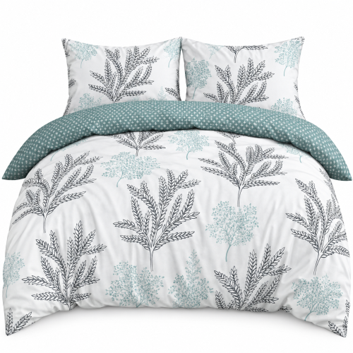 Pościel Bawełna Satynowa 200x220 +2x70x80 NELA 100 Designerski Komplet
