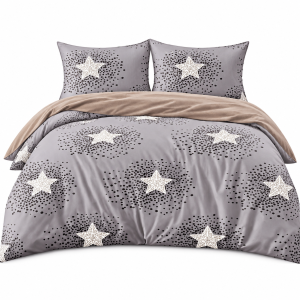 Pościel Bawełna Satynowa 200x220 + 2x70x80 NELA 57 Designerski Komplet