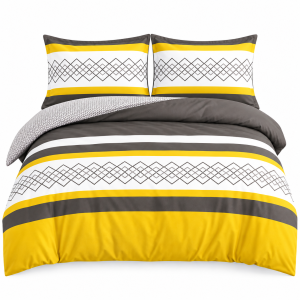 Pościel Bawełna Satynowa 200x220 + 2x70x80 NELA 6 Designerski Komplet