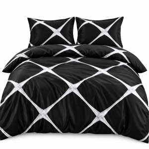 Pościel Bawełna Satynowa 160x200 + 2x70x80 NELA 84 Designerski Komplet