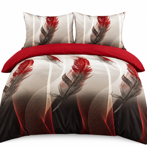 Pościel Bawełna Satynowa 160x200 + 2x70x80 NELA 83 Designerski Komplet