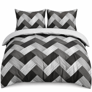 Pościel Bawełna Satynowa 160x200 + 2x70x80 NELA 81 Designerski Komplet