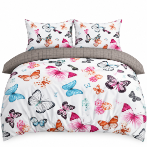 Pościel Bawełna Satynowa 160x200 + 2x70x80 NELA 76 Designerski Komplet