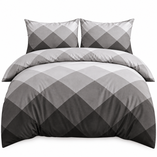 Pościel Bawełna Satynowa 160x200 + 2x70x80 NELA 73 Designerski Komplet