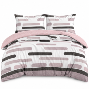 Pościel Bawełna Satynowa 160x200 + 2x70x80 NELA 65 Designerski Komplet