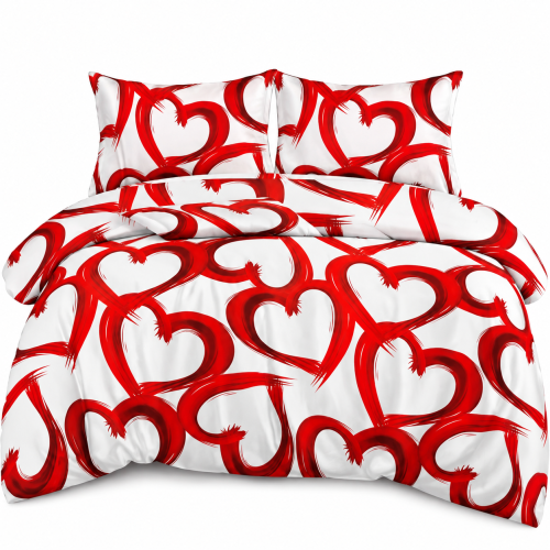 Pościel Bawełna Satynowa 160x200 + 2x70x80 NELA 58 Designerski Komplet