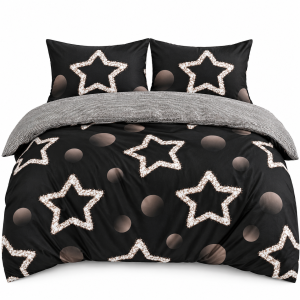 Pościel Bawełna Satynowa 160x200 + 2x70x80 NELA 57 Designerski Komplet