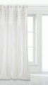 Zasłona welurowa przelotki 140x250 GLOSSY biały