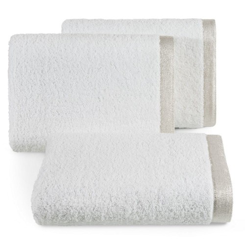 Ręcznik 50x90 Eurofirany LENORE biały 485gsm