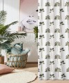 Zasłona Z Nadrukiem Przelotki 140x250 KEY WEST PALMS