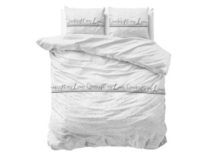 Pościel bawełniana 160x200 Sleeptime MY LOVE WHITE