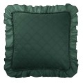 Poszewka do narzuty 45x45 z falbaną RUFFY b zieleń Designerska Ozdobna